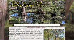Desktop Screenshot of leakeyspringscabins.com